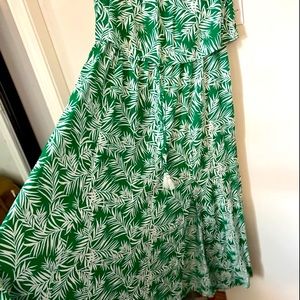 Large strapless dress